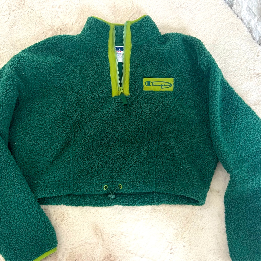 Champion cropped fleece pullover